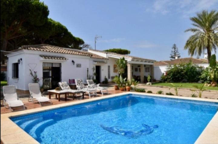 Villa Mencal Chiclana de la Frontera Bagian luar foto